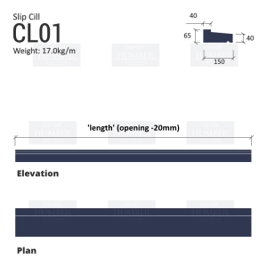 SLIP WINDOWS CILLS CL01