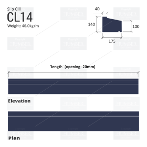 SLIP WINDOWS CILLS CL14
