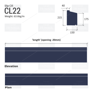 SLIP WINDOWS CILLS CL22