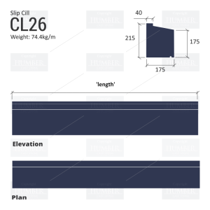SLIP WINDOWS CILLS CL26