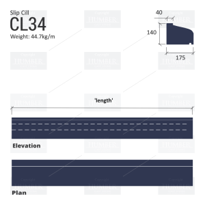 SLIP WINDOWS CILLS CL34