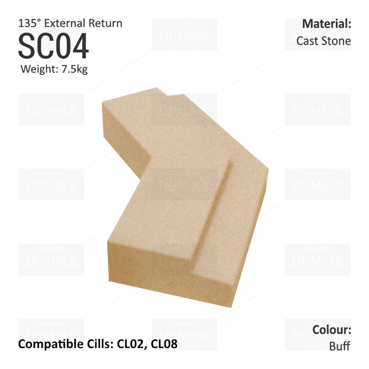Traditional String Course (135°External Return) SC04
