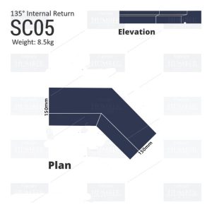 Traditional String Course (135° Internal Return) SC05