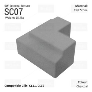 Traditional String Course (90° External Return) SC07