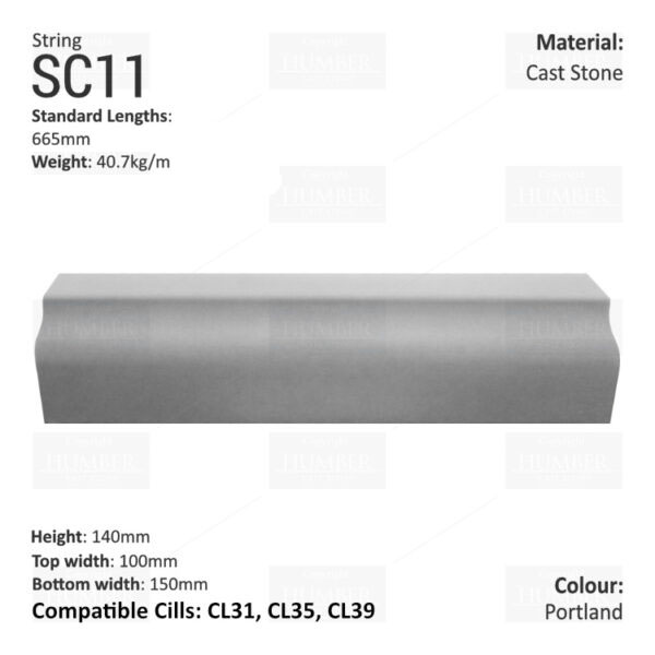 Bullnose String Course SC11