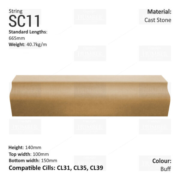 Bullnose String Course SC11