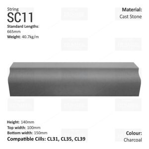 Bullnose String Course SC11