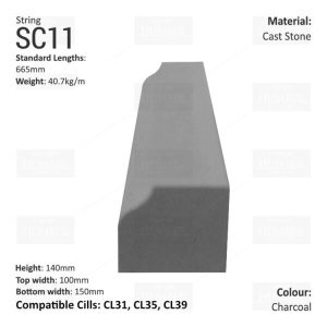 Bullnose String Course SC11