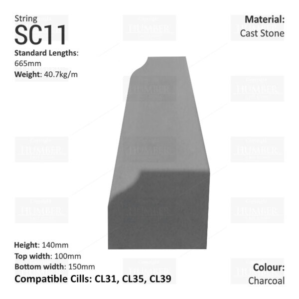 Bullnose String Course SC11