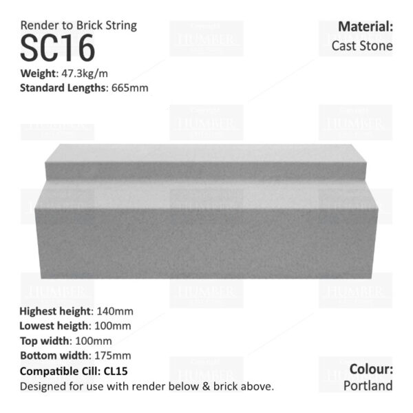 Render to Brick String Course SC16