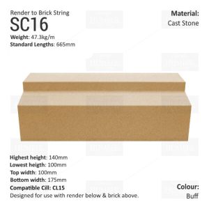 Render to Brick String Course SC16