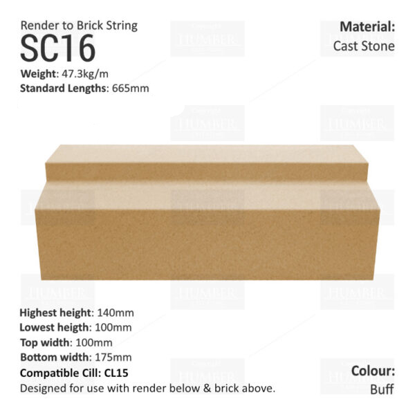 Render to Brick String Course SC16