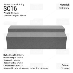 Render to Brick String Course SC16