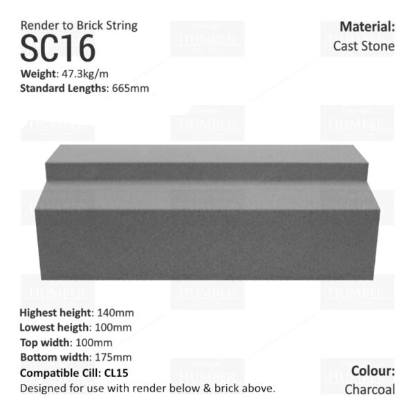 Render to Brick String Course SC16
