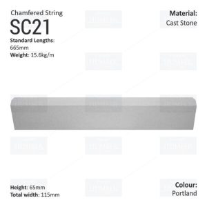 Chamfered String Course SC21