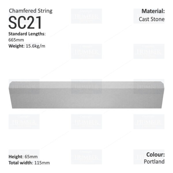 Chamfered String Course SC21