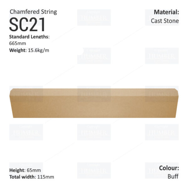 Chamfered String Course SC21