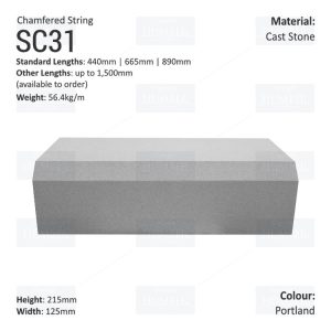 Chamfered String Course SC31