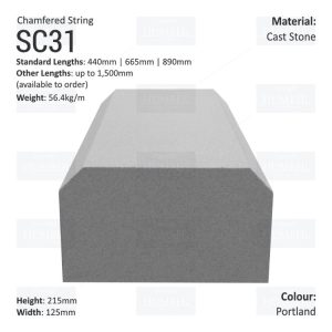 Chamfered String Course SC31