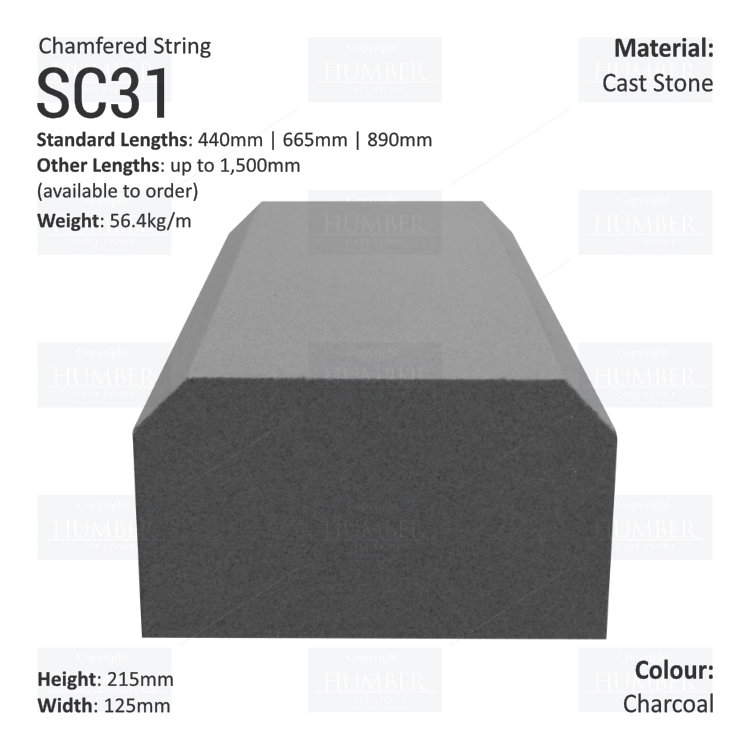 Chamfered String Course SC31