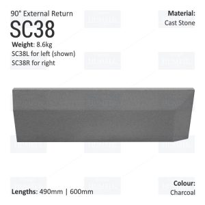 Label String Course (90° External Return) SC38
