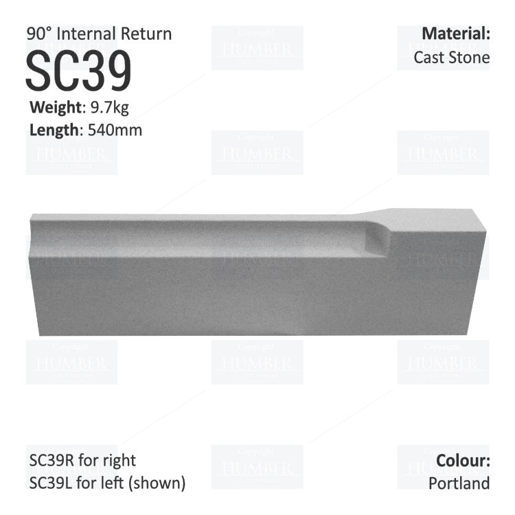 Label String Course (90° Internal Return) SC39