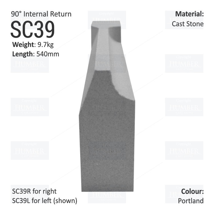 Label String Course (90° Internal Return) SC39