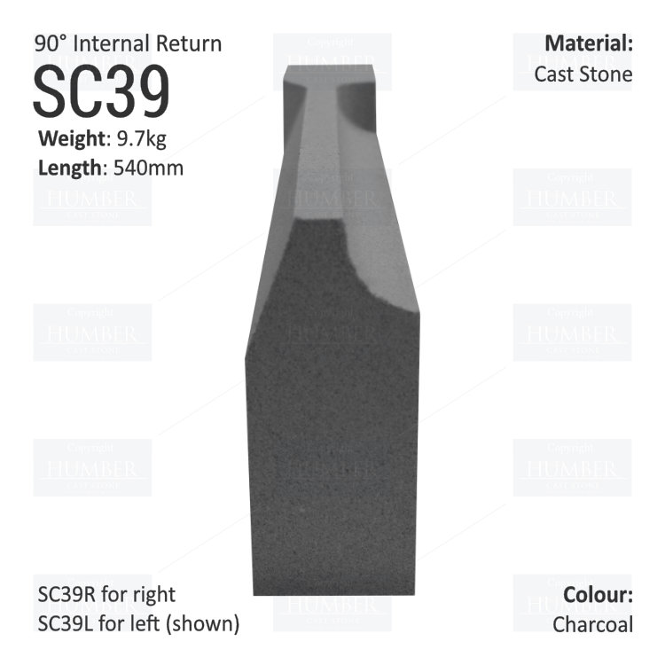 Label String Course (90° Internal Return) SC39