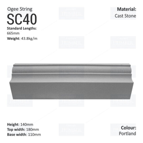 Ogee String Course SC40