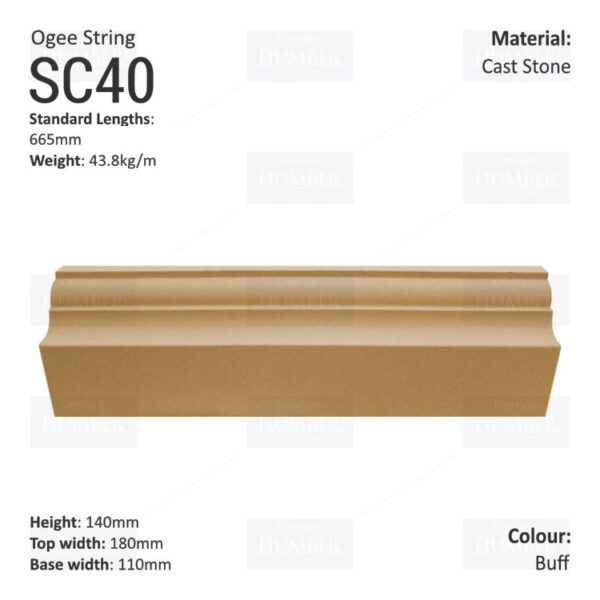 Ogee String Course SC40