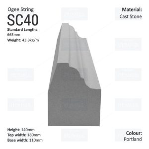 Ogee String Course SC40