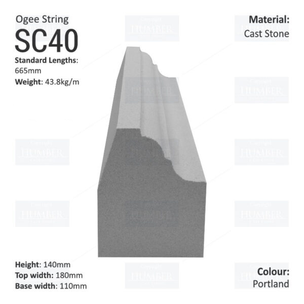 Ogee String Course SC40