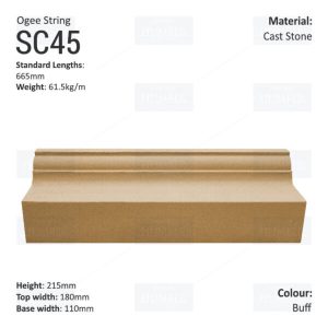 Ogee String Course SC45