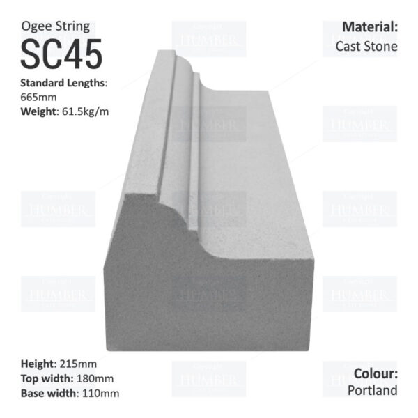 Ogee String Course SC45