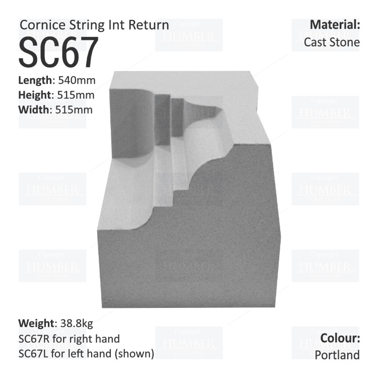 Cornice String Course SC67