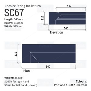 Cornice String Course SC67