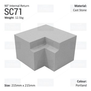 Traditional String Course (90° Internal Return) SC71