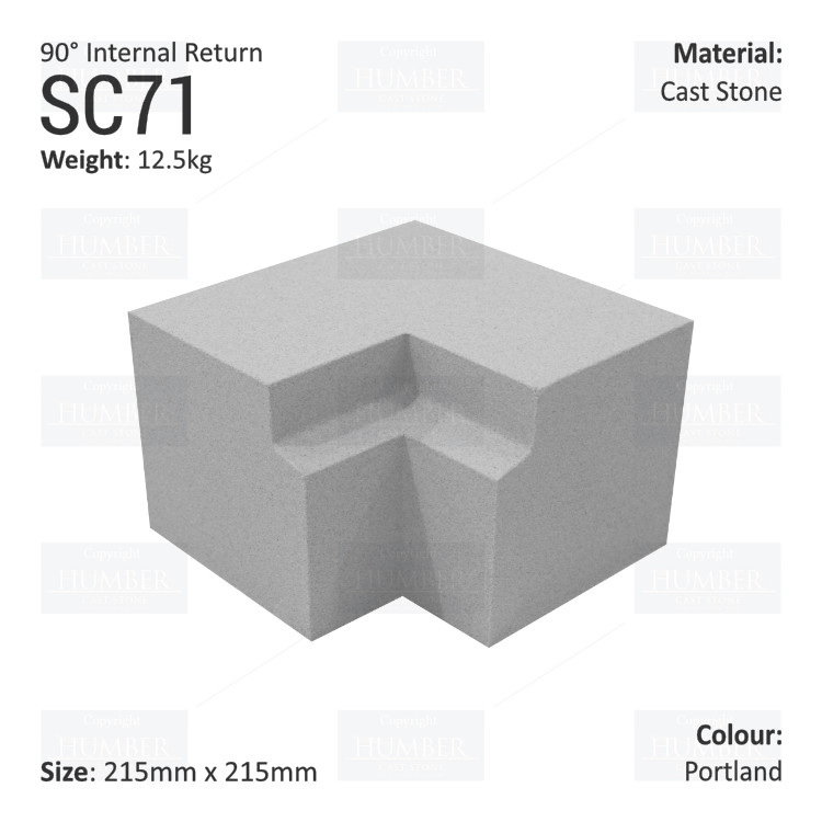Traditional String Course (90° Internal Return) SC71
