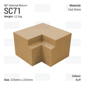Traditional String Course (90° Internal Return) SC71