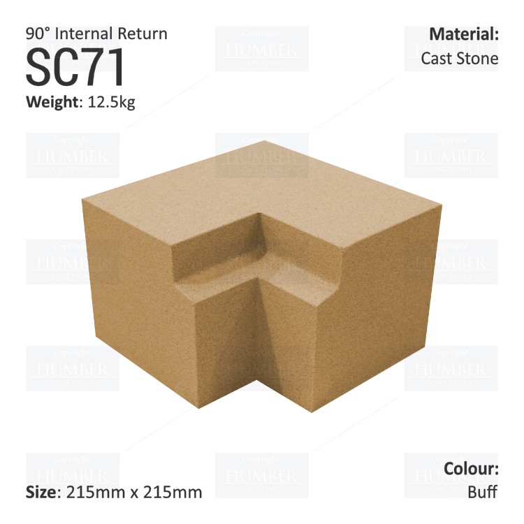 Traditional String Course (90° Internal Return) SC71