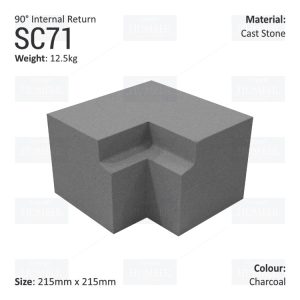 Traditional String Course (90° Internal Return) SC71