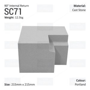 Traditional String Course (90° Internal Return) SC71