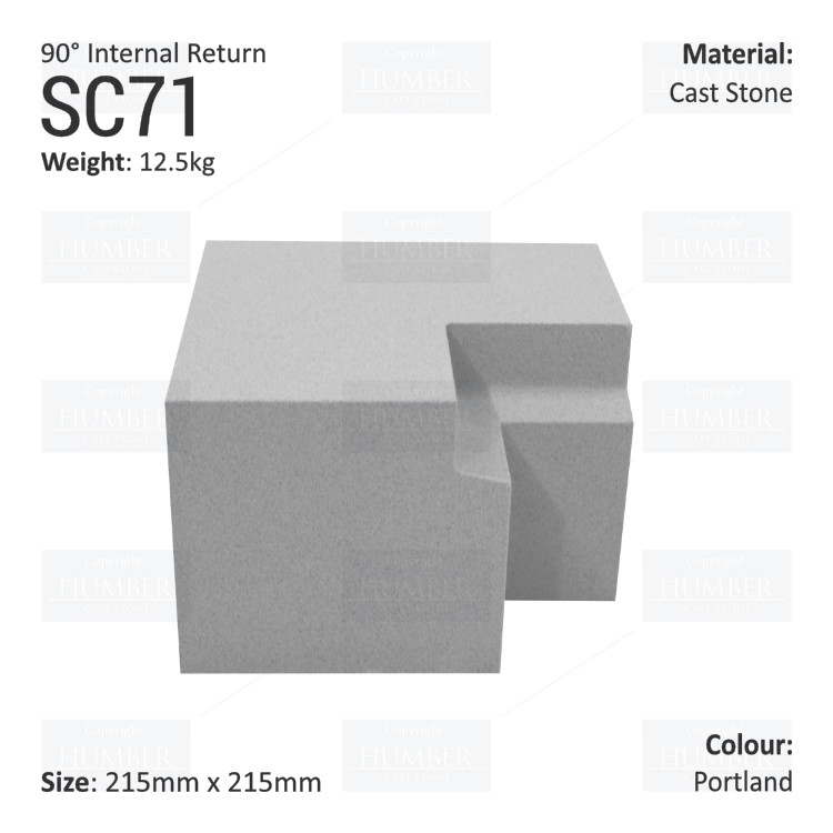 Traditional String Course (90° Internal Return) SC71