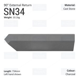 Label String Course (90° External Return) SN34