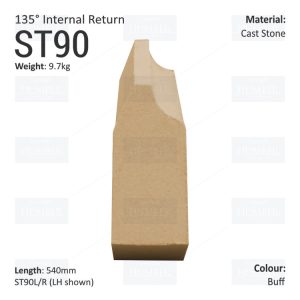 Label String Course (135° Internal Return) ST90