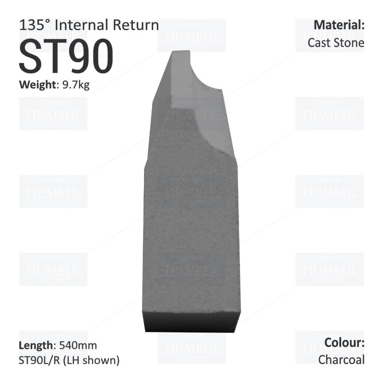 Label String Course (135° Internal Return) ST90