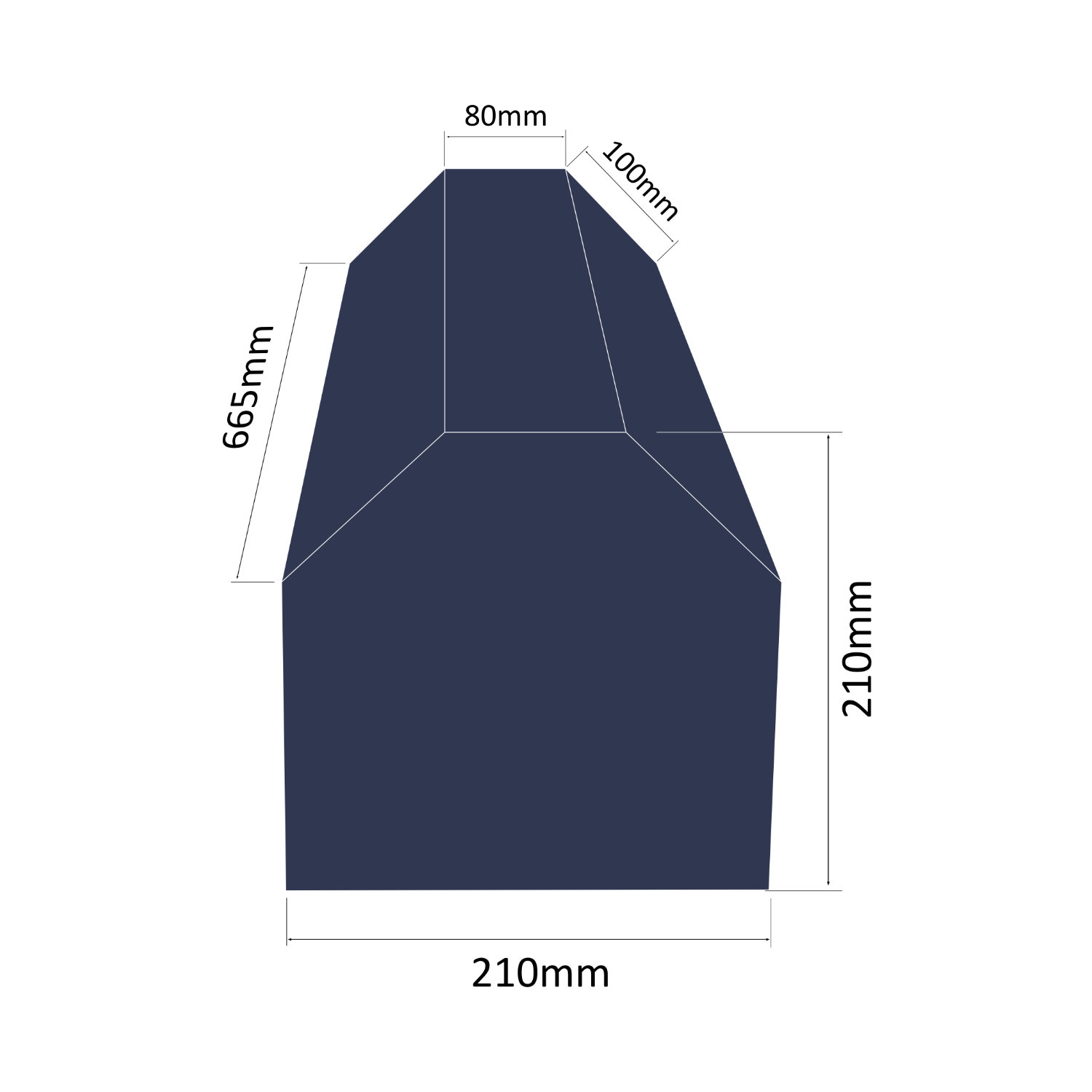 Tall Chamfred CP_ TCC-210-MEASURES