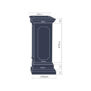 York Pier Plinth_CLM-H898-MEASURES