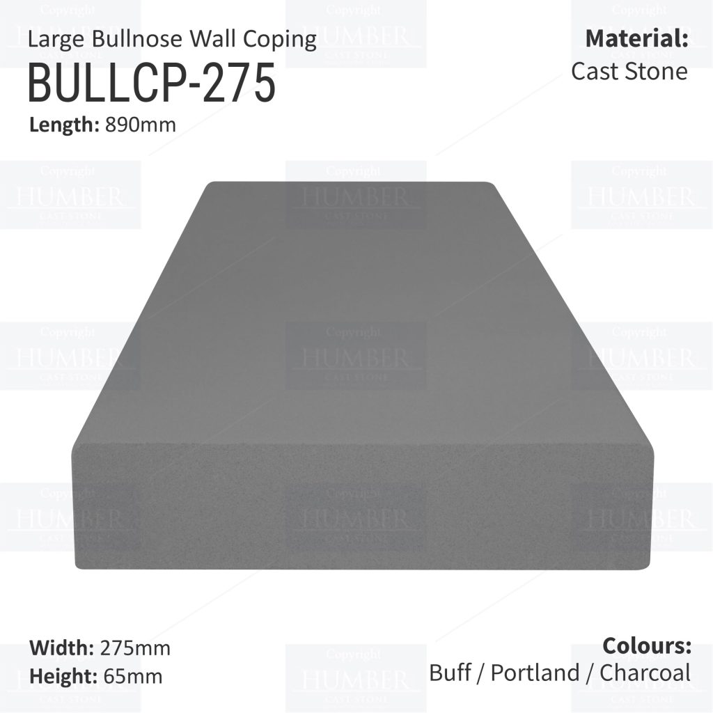 Large Bullnose  – 890mm x 275mm