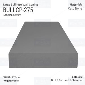 Large Bullnose  – 890mm x 275mm